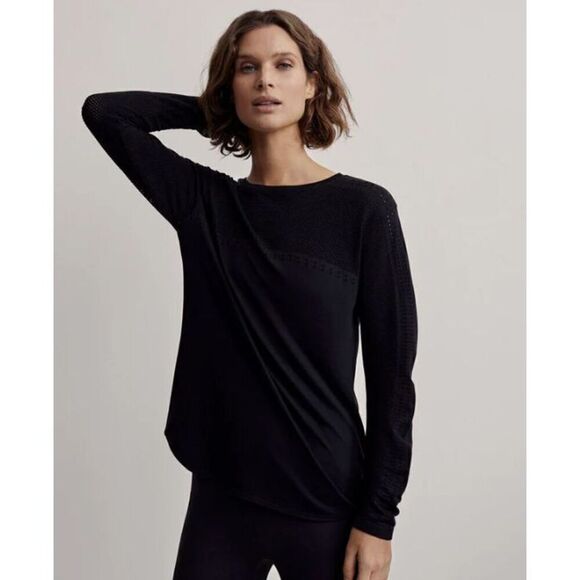 New Women's Varley Merrick Seamless Long Sleeve Tee Size Small/Medium - Picture 1 of 5